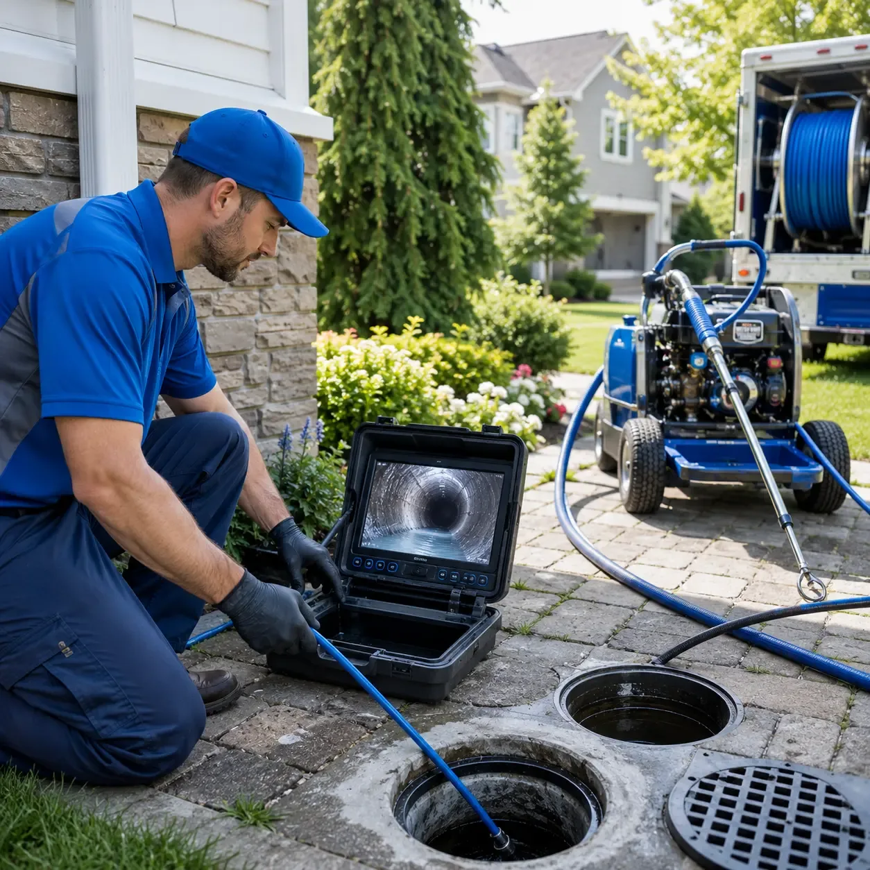Outdoor drain cleaning professionals serving Hillpoint, WI